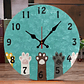 Reloj Mural Gatos  - Miniatura 7