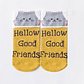 Calcetines Gato Gris Hello Good Friends - Miniatura 3