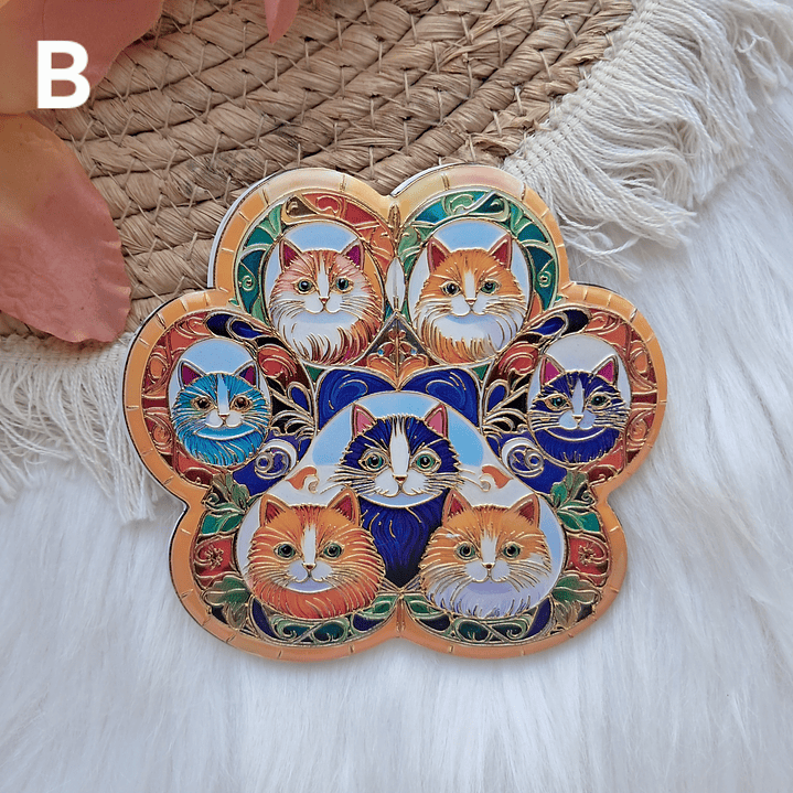 Posavasos Patitas y Gatos 3