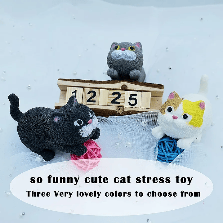 Juguete Sensorial Antiestrés Gato Arena 9