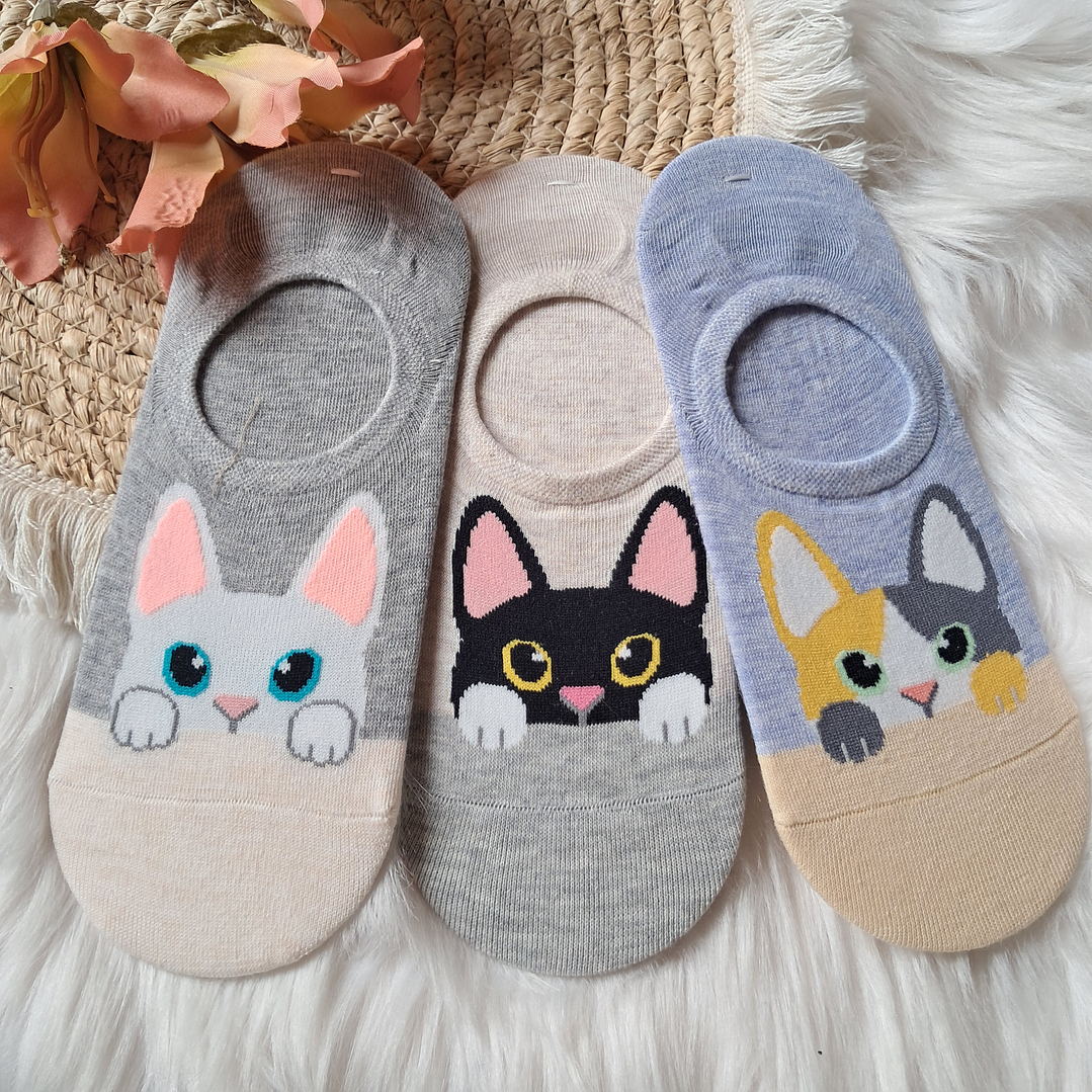 Calcetines Puntillas Gato 2