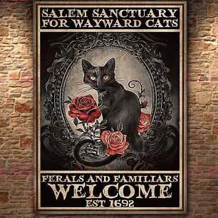 Letrero Metálico Santuario de Salem