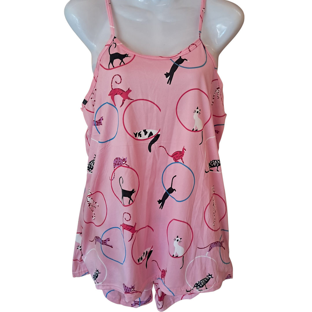 Pijama Gatos Colores 1