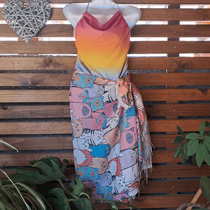 Maxi Pañuelo Gatuno