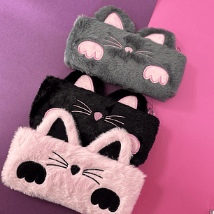 Estuche de Felpa Gato 