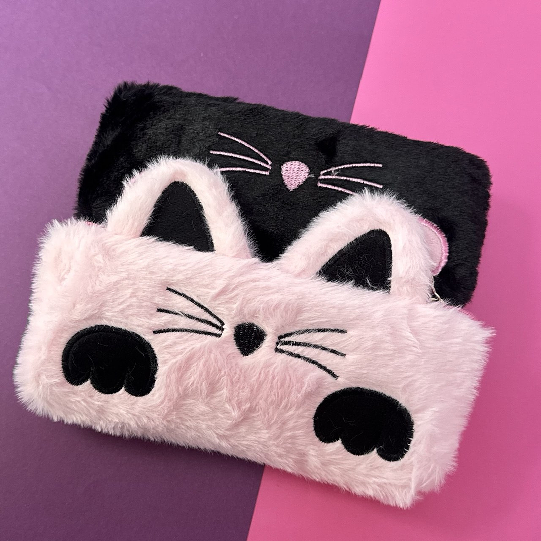 Estuche de Felpa Gato  2