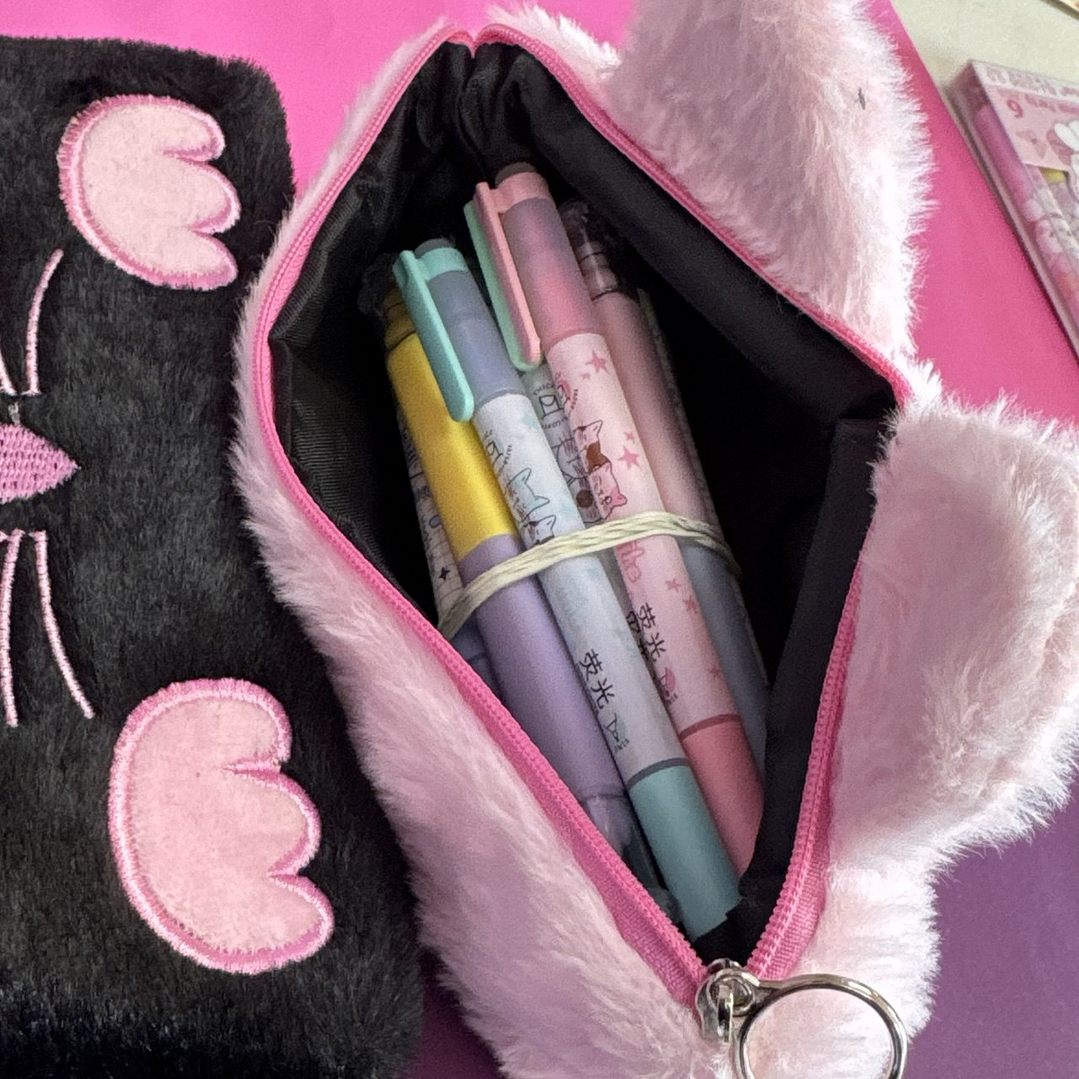 Estuche de Felpa Gato  4