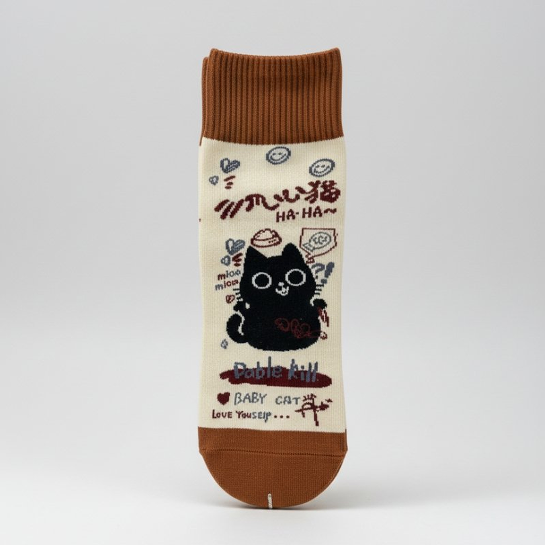 Calcetines Gatos Negros 2