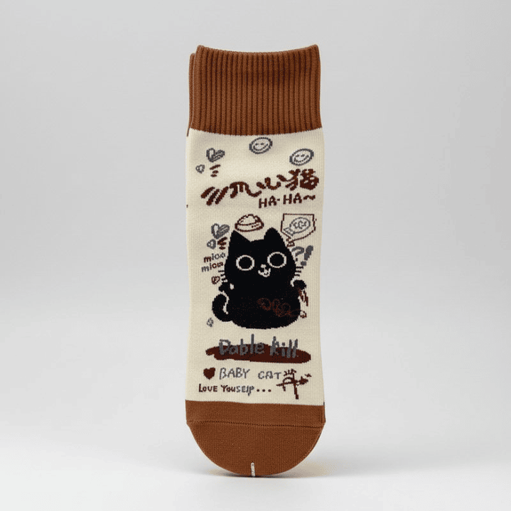 Calcetines Gatos Negros 2