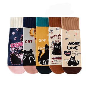Calcetines Gatos Negros