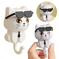 Colgador Gato con lentes - Miniatura 5