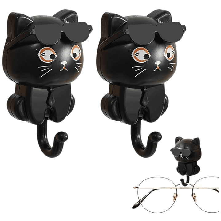 Colgador Gato con lentes 10