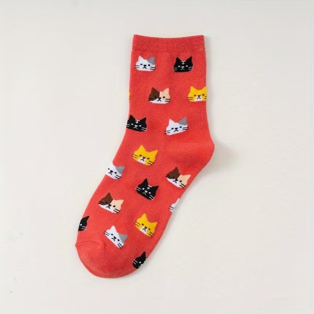 Calcetines Caritas de Gato  7