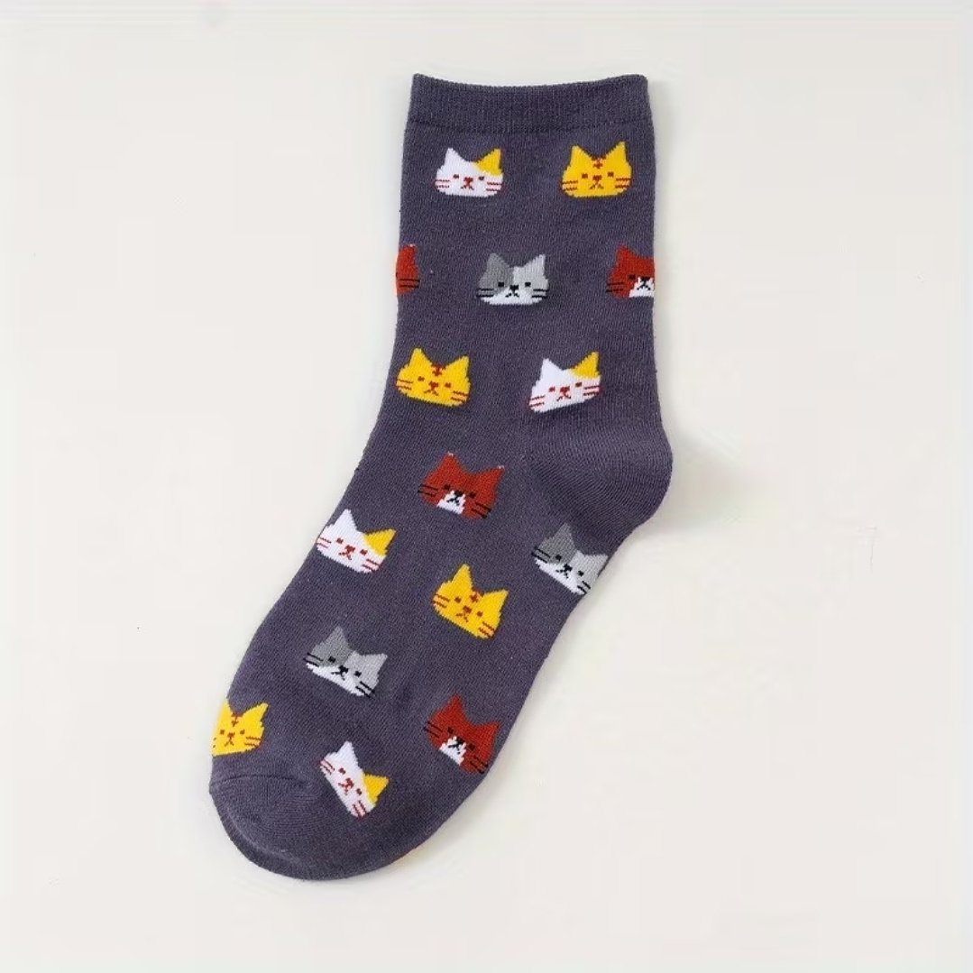 Calcetines Caritas de Gato  9