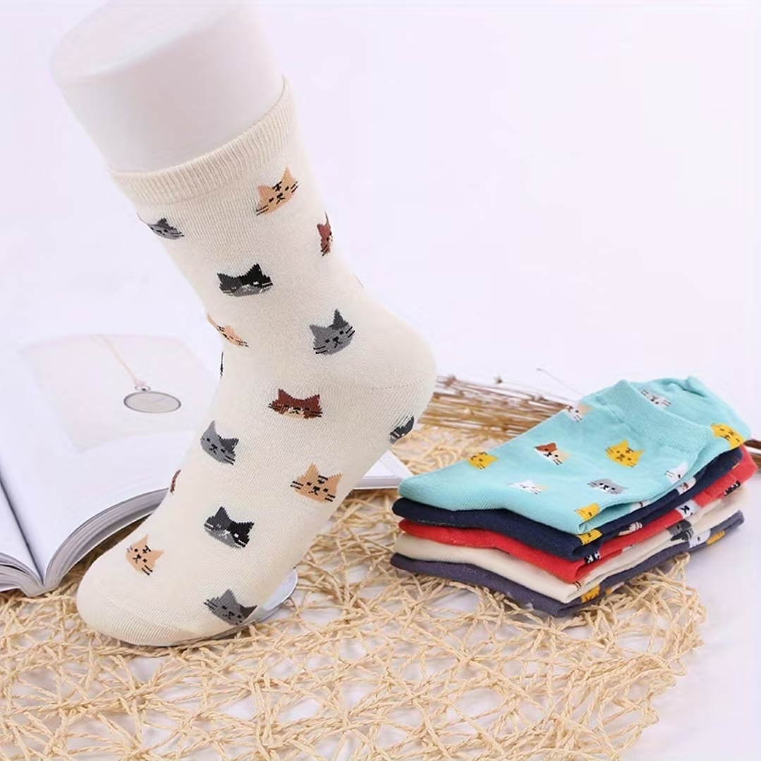 Calcetines Caritas de Gato  5