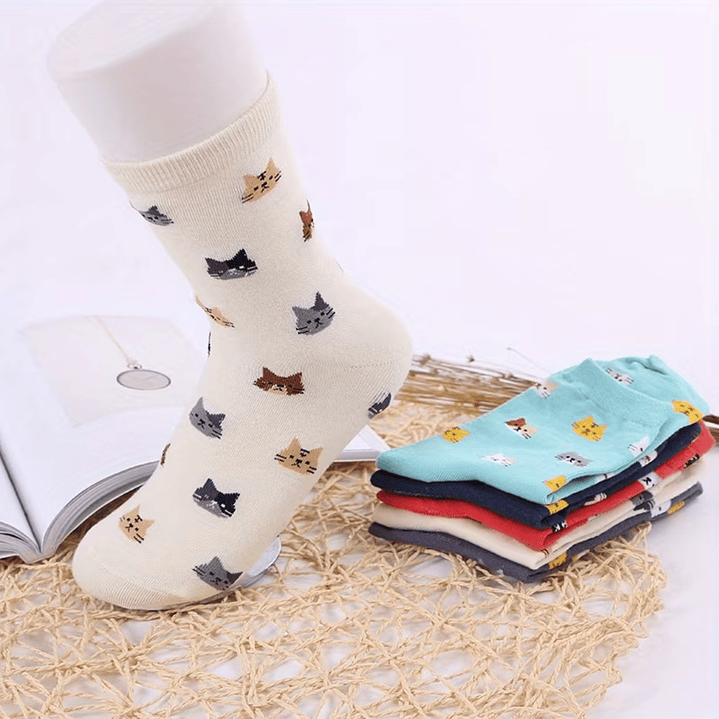 Calcetines Caritas de Gato  5