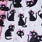 Set de 6 hojas de Stickers Gatos Negros  - Miniatura 5