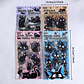 Set de 6 hojas de Stickers Gatos Negros  - Miniatura 3