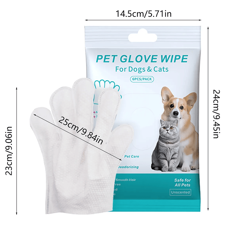 Guantes de limpieza para Mascotas 2