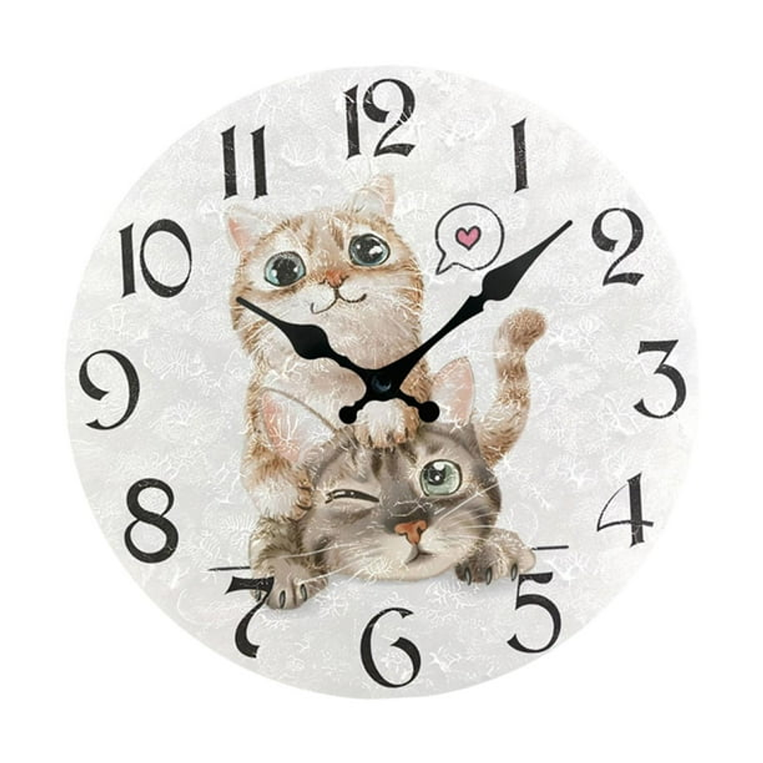 Reloj Mural Gatos  8
