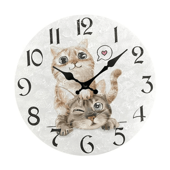 Reloj Mural Gatos  8