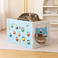 Casa Interactiva con Rascador para Gatos  - Miniatura 1
