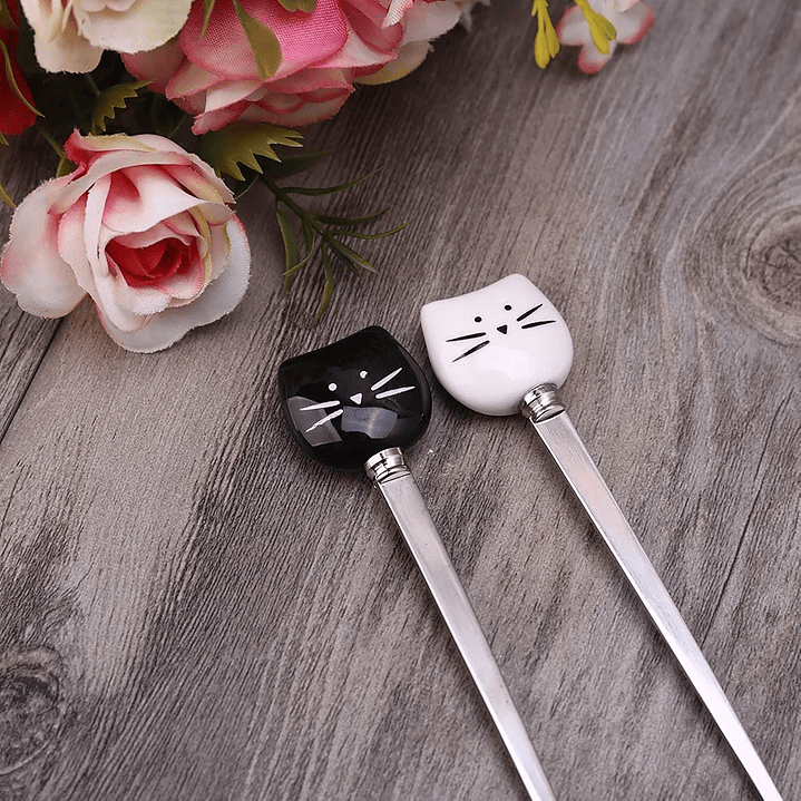 Cuchada de café diseño Gato 3