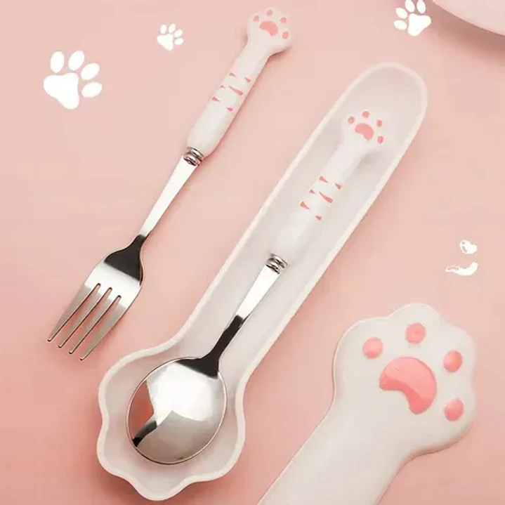 Set de Cubiertos Patita de Gato 13