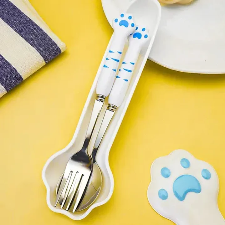 Set de Cubiertos Patita de Gato 16