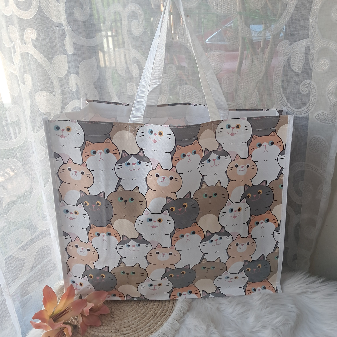 Bolsa Reutilizable diseño Gatos 1