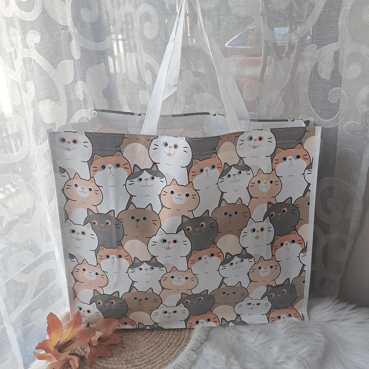 Bolsa Reutilizable diseño Gatos 1