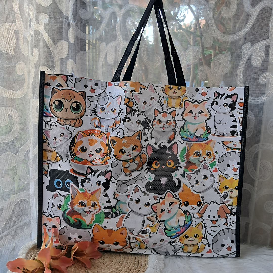Bolsa Reutilizable diseño Gatos 7