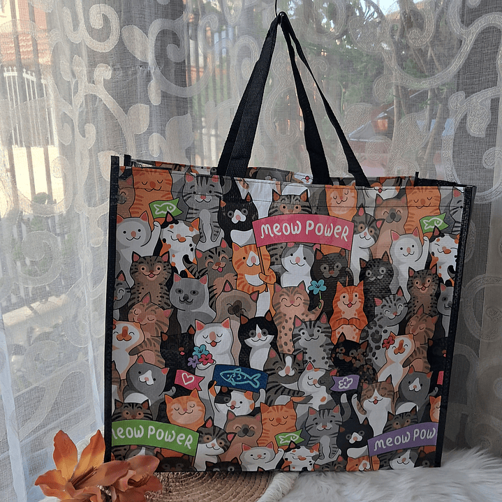 Bolsa Reutilizable diseño Gatos 9