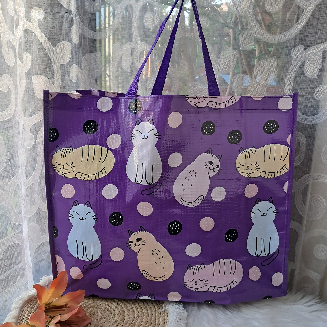 Bolsa Reutilizable diseño Gatos 4