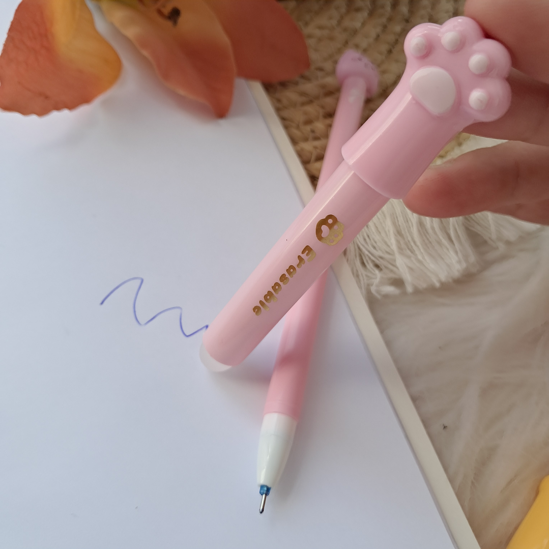 Lápiz Gatito tinta borrable 3