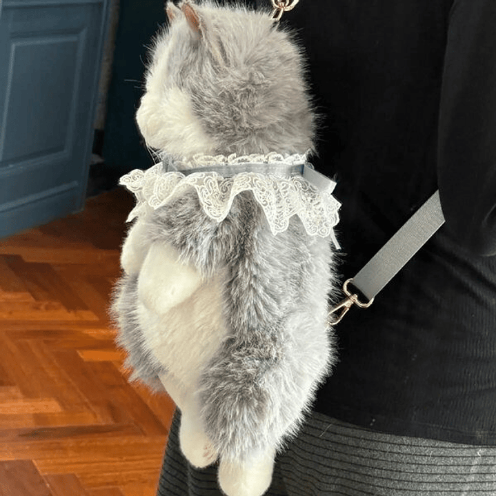 Mochila Gato realista 3