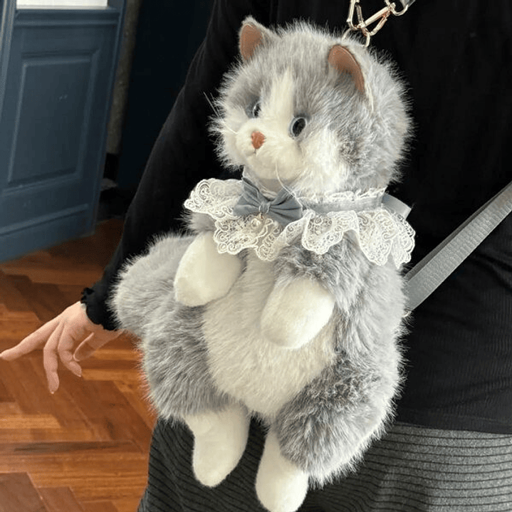 Mochila Gato realista 5