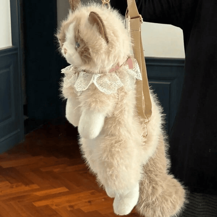 Mochila Gato realista 4