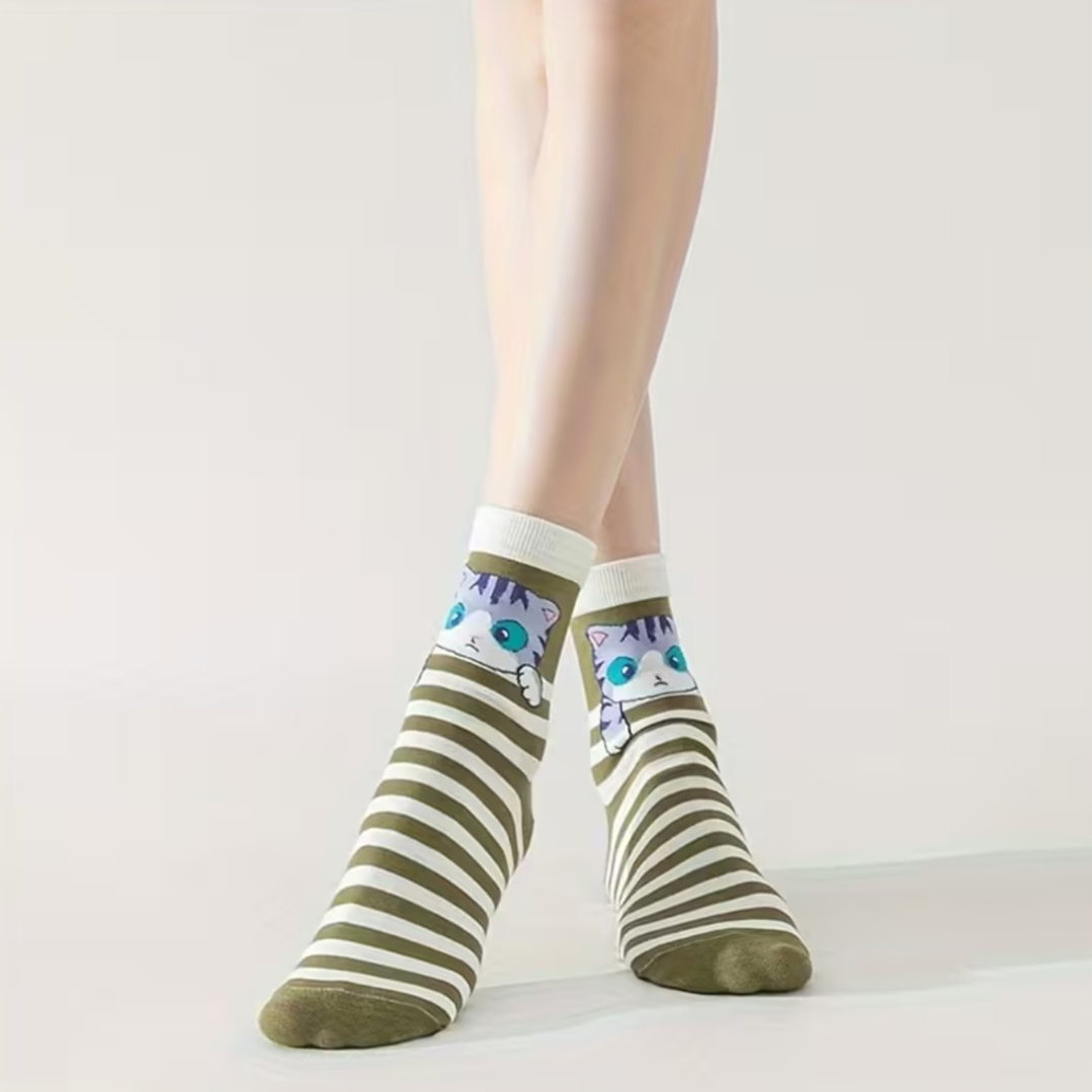 Calcetines Gatos Divertidos 4
