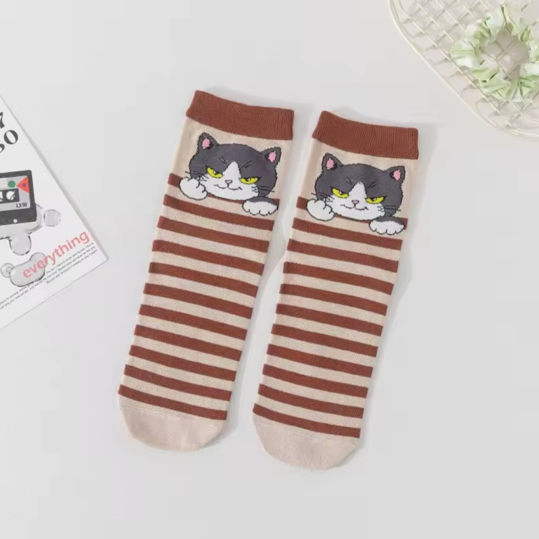 Calcetines Gatos Divertidos 8
