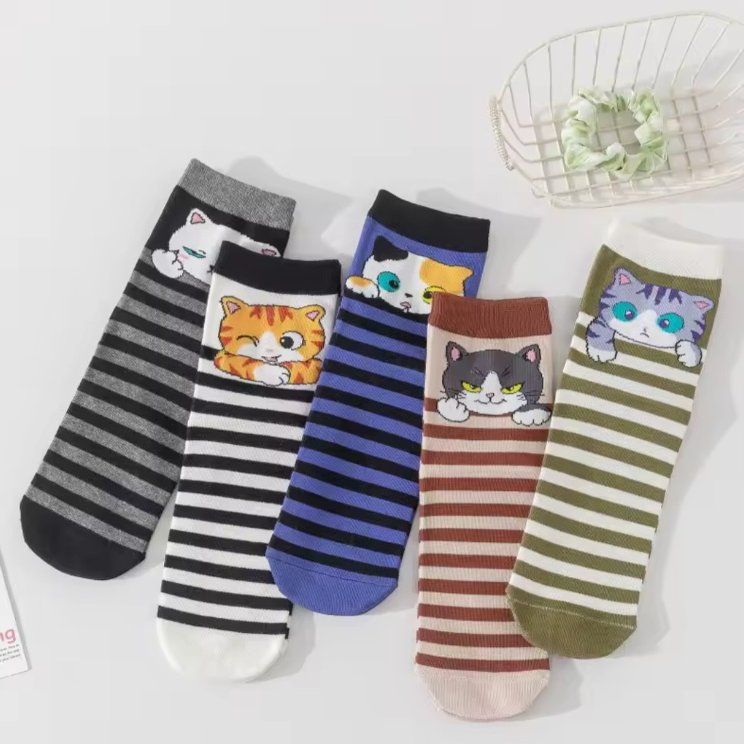 Calcetines Gatos Divertidos 1