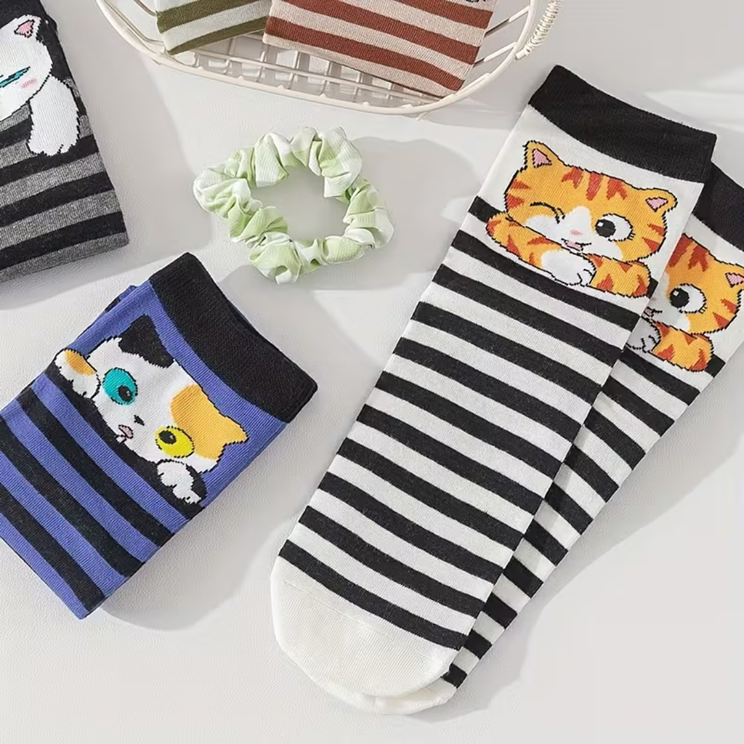 Calcetines Gatos Divertidos 5