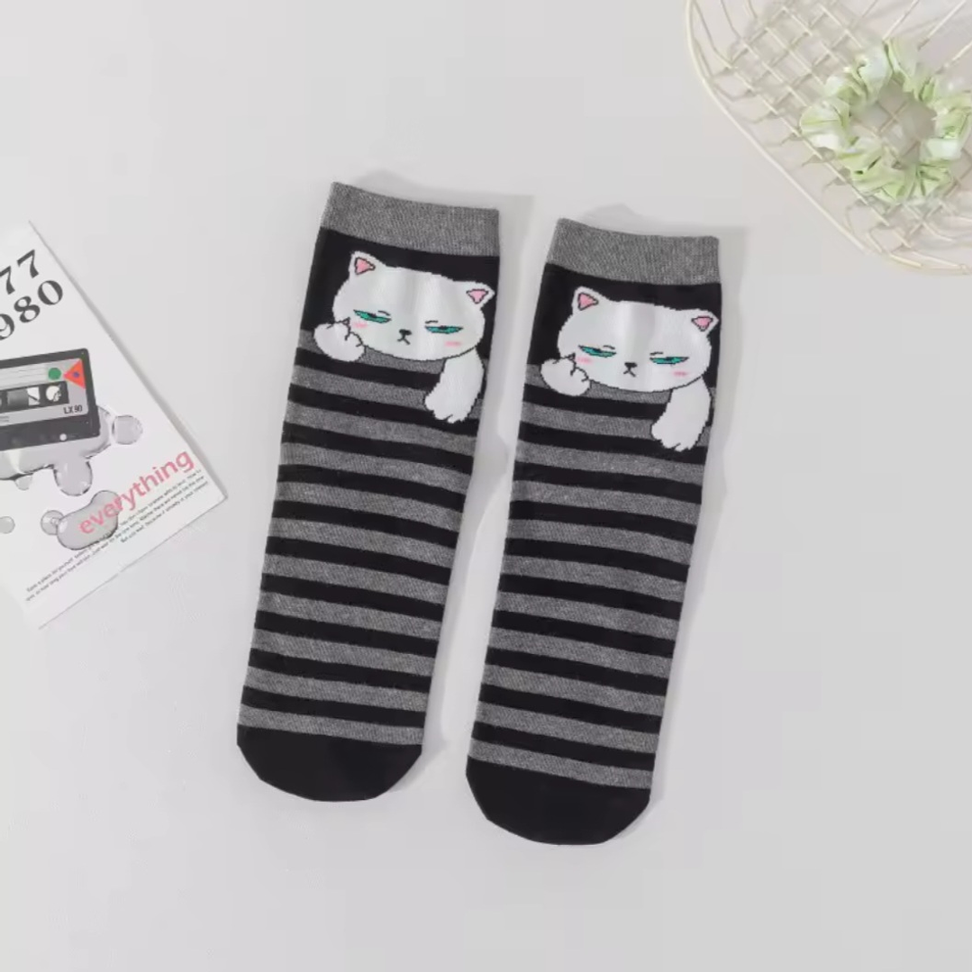 Calcetines Gatos Divertidos 10