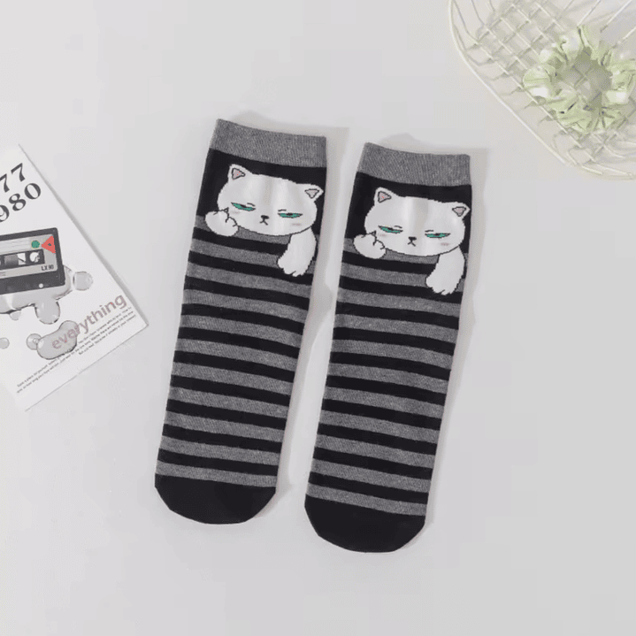 Calcetines Gatos Divertidos 10