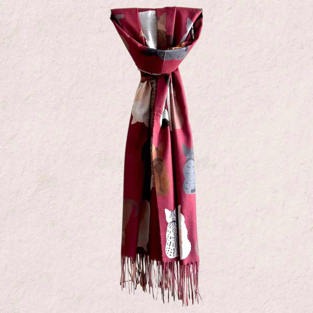 Maxi Bufanda diseño Gatos 12