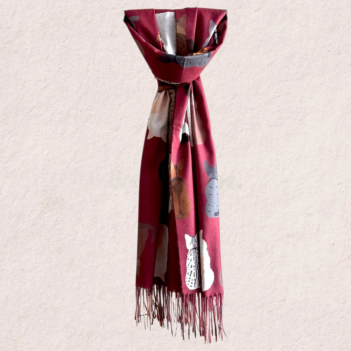 Maxi Bufanda diseño Gatos 12