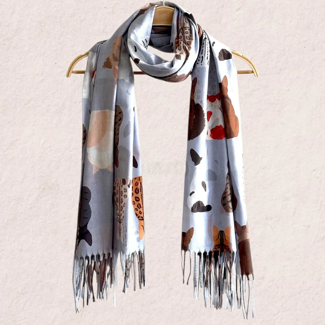 Maxi Bufanda diseño Gatos 13