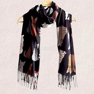 Maxi Bufanda diseño Gatos