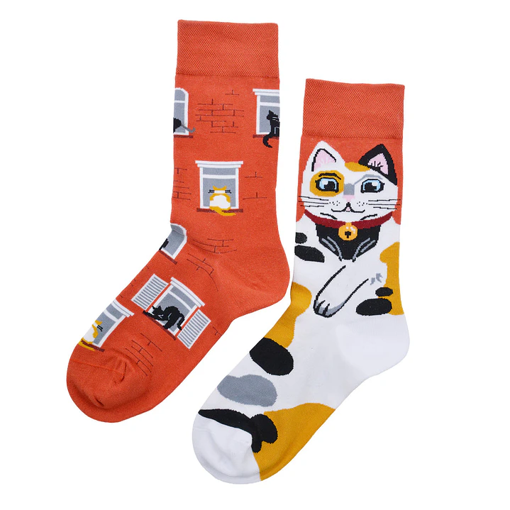 Calcetines Gato Maneki Neko 2