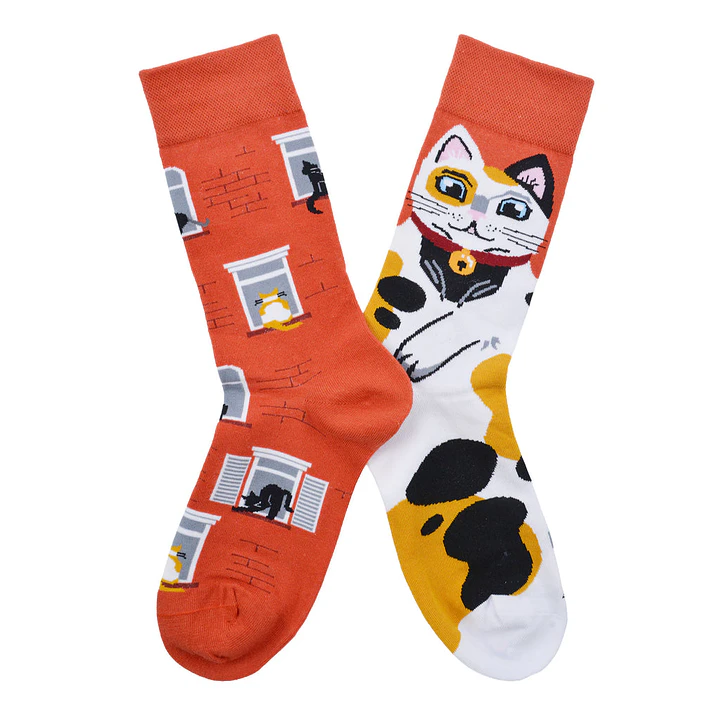 Calcetines Gato Maneki Neko 3